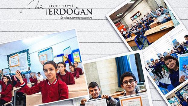 Cumhurbaşkanı Erdoğan’dan öğrencilere karne tebriği