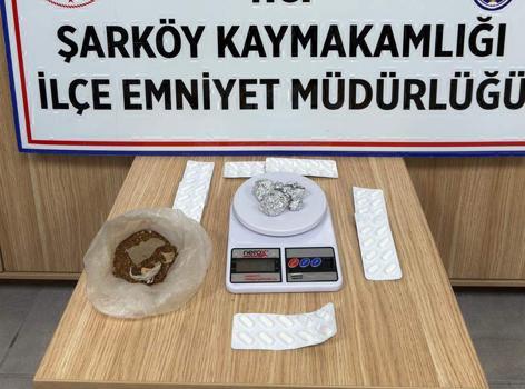 Evinde uyuşturucu ele geçirilen şüpheli gözaltına alındı