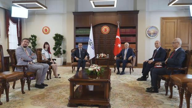 TBMM Başkanı Kurtulmuş, NATO PA Başkanı Perestrello ile görüştü