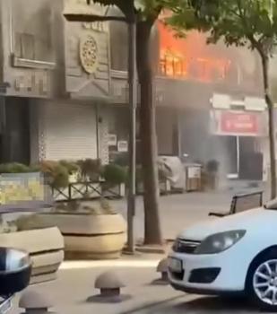 Batman'da pastanede yangın