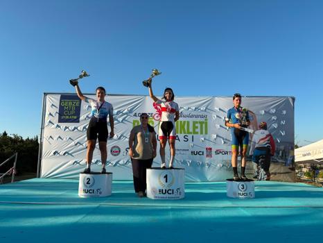 Milli dağ bisikletçisi Ekin Ereke’den Uluslararası Gebze MTB Cup’ta çifte podyum