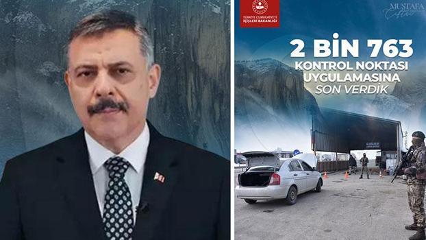 Bakan Çiftçi: 2 bin 763 kontrol ve arama noktası uygulamasına son verdik