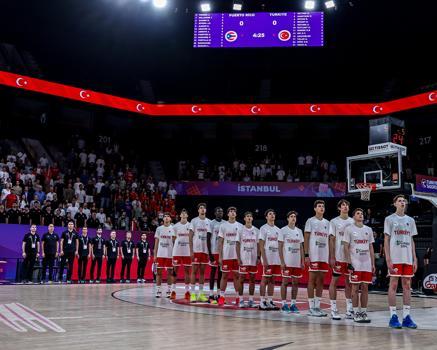 17 Yaş Altı Erkek Basketbol Milli Takımı, grup birincisi olarak son 16 turuna yükseldi