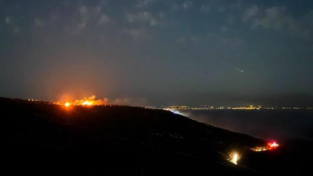 İzmir’de maki yangını