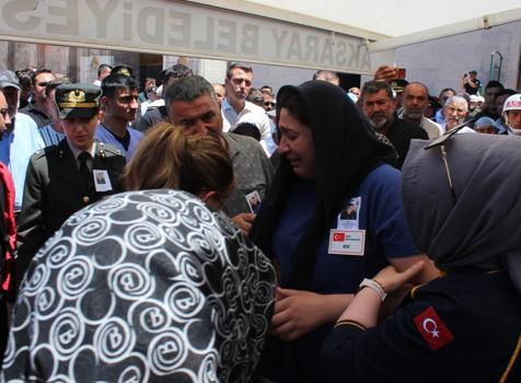 Kaza şehidi uzman çavuş, son yolculuğuna uğurlandı