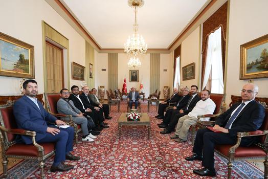 Kurtulmuş, Filipinler Bangsamoro Özerk Bölgesi Kurucu Başkanı İbrahim'i kabul etti