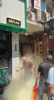 Şişli’de 6 katlı binada çıkan yangın söndürüldü