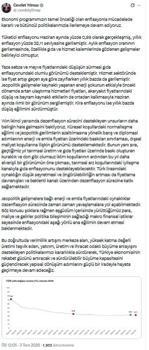 Cevdet Yılmaz: Enflasyonda aşağı yönlü ana eğilimin devam etmesi bekleniyor