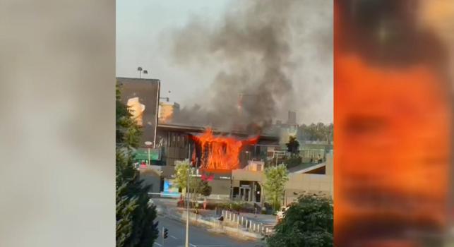 Ankara’da bir satış ofisinde çıkan yangın söndürüldü