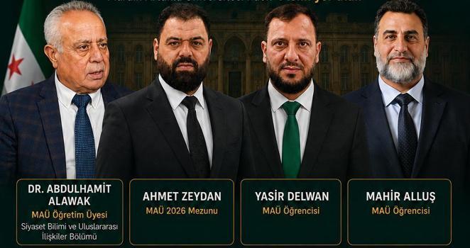 Suriye Halk Meclisi'ne Mardin Artuklu Üniversitesi'nden 4 kişi atandı