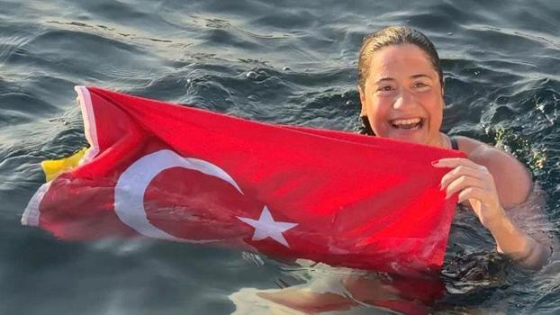 Aysu Türkoğlu, Tsugaru Kanalı'nı geçti