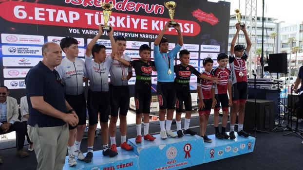 İskenderun’da Türkiye Kupası bisiklet yarışları tamamlandı
