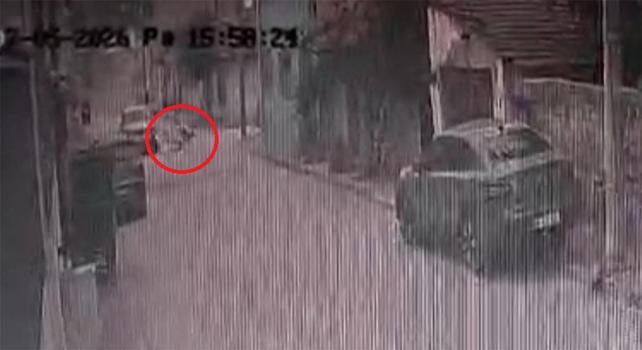 6 yaşındaki çocuğun yaralandığı kaza kamerada