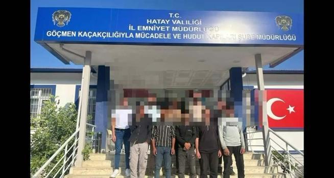 Hatay’da 9 göçmen yakalandı; 1 organizatör tutuklandı
