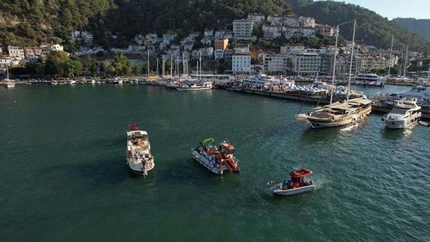 Fethiye Körfezi'ndeki dip çamuru, Çin'den getirilen gemi ile temizlenecek