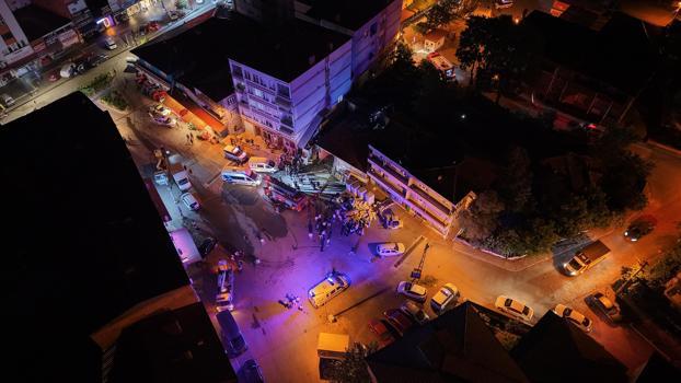 Samsun'da boya deposunda yangın (2)