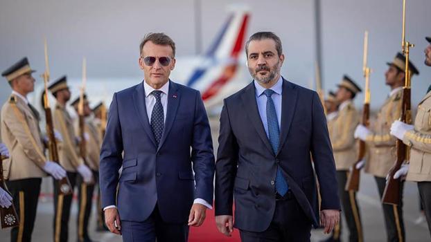 Fransa Cumhurbaşkanı Emmanuel Macron, Suriye'de