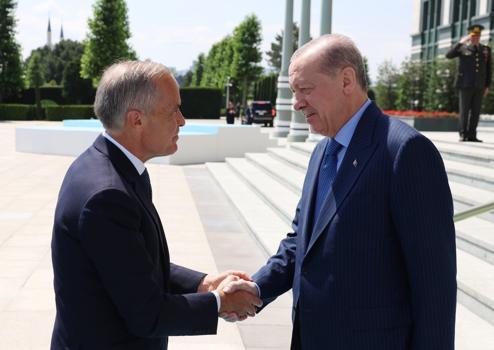 Cumhurbaşkanı Erdoğan, Kanada Başbakanı Carney'i kabul etti