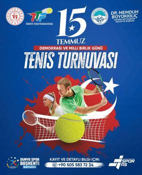 Kayseri’de 15 Temmuz Demokrasi ve Milli Birlik Günü Tenis Turnuvası düzenlenecek