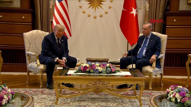 Cumhurbaşkanı Erdoğan ve Trump Beştepe'de görüşüyor (CANLI)