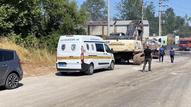 Kocaeli'de fabrika yangını; 1 ölü (3)