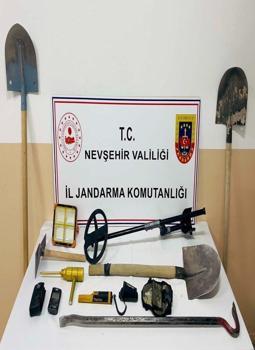 Nevşehir’de kaçak kazıya 6 gözaltı