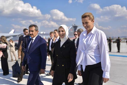 Danimarka Başbakanı Frederiksen, Ankara'da