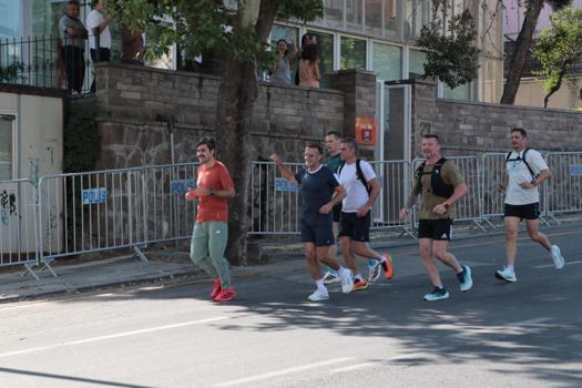 Fransa Cumhurbaşkanı Macron, Seğmenler Parkı'nda koştu / Ek fotoğraflar