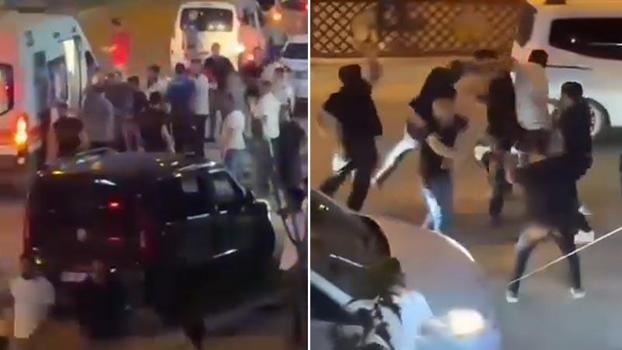 Alacak kavgası kamerada; 3 yaralı, 11 gözaltı