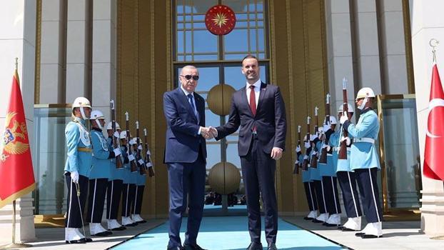 Cumhurbaşkanı Erdoğan, Karadağ Başbakanı Spajic'i kabul etti