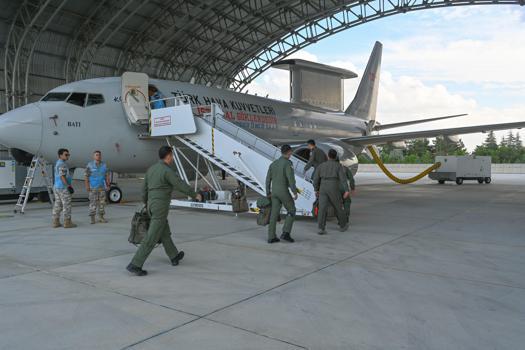 E-7T uçağı hava güvenliği görevini tamamladı