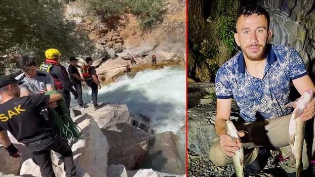 Çayda kaybolan Erkan’ı arama çalışmaları 3’üncü gününde