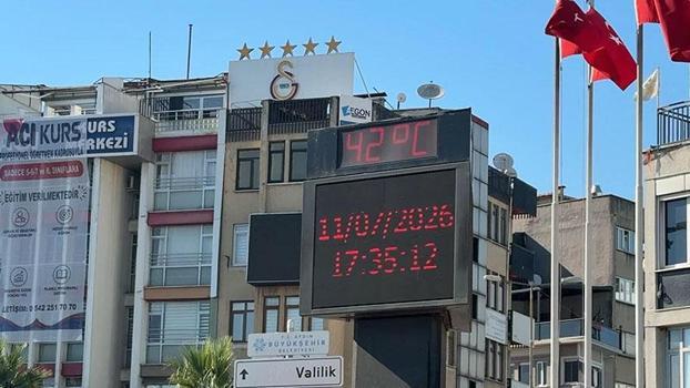 Aydın'da termometreler 42 dereceyi gösterdi