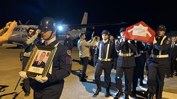 Şehit uzman çavuşun cenazesi, Samsun’a getirildi