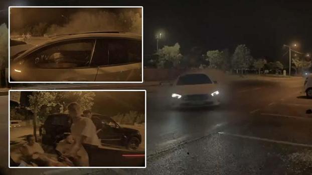 Beylikdüzü’nde kazanın ardından savrulan otomobil yol kenarında oturanların arasına daldı: 6 yaralı