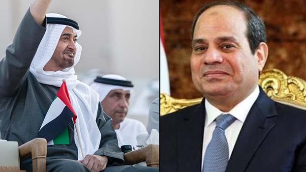 Mısır Cumhurbaşkanı Sisi ile BAE Devlet Başkanı Al Nahyan bir araya geldi