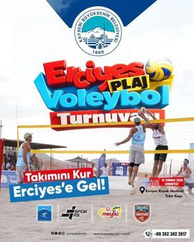 Erciyes’te plaj voleybolu turnuvası kayıtları başladı