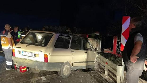 Kastamonu'da otomobil ile traktör çarpıştı: 1 ölü, 1 yaralı