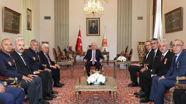 TBMM Başkanı Kurtulmuş'tan 15 Temmuz gazilerine 'teşekkür beratı'