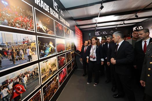 15 Temmuz Anı Çadırı açıldı