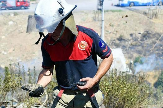 İzmir'de otluk alanda çıkan yangın, ormana sıçradı (2)