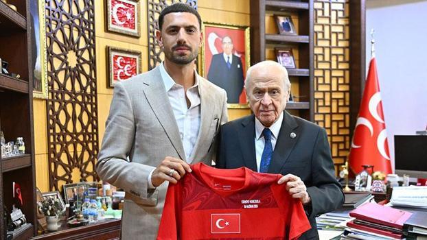 Merih Demiral, Devlet Bahçeli'yi ziyaret etti