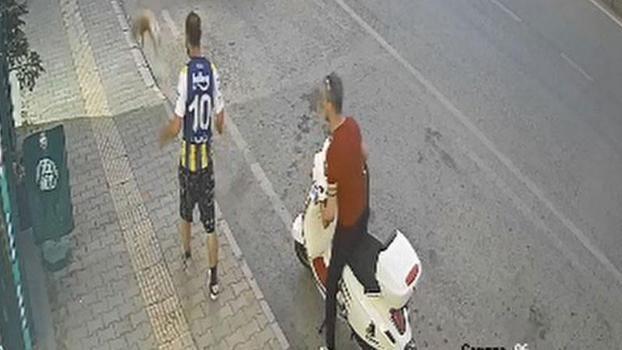 Kediye şiddet kamerada