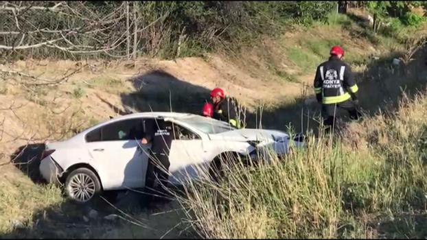 Otomobil  takla attı: 1'i bebek 3 yaralı