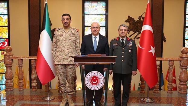 Bakan Güler, Kuveyt Genelkurmay Başkanı Al-Shuraian'ı kabul etti