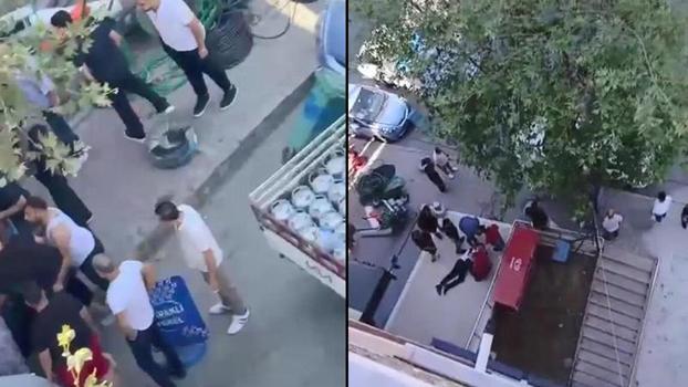 Beylikdüzü’nde esnafla mahalleli arasında 'park etme' kavgası; küfür edip yumruklarla saldırdılar