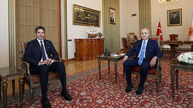 TBMM Başkanı Kurtulmuş, Katar Büyükelçisi Al-Henzab’ı kabul etti