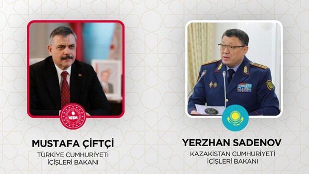 Bakan Çiftçi, Kazakistanlı mevkidaşı Sadenov ile görüştü