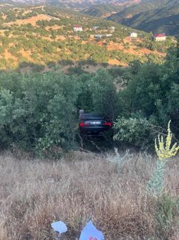 Bingöl’de otomobil şarampole devrildi: 3 yaralı