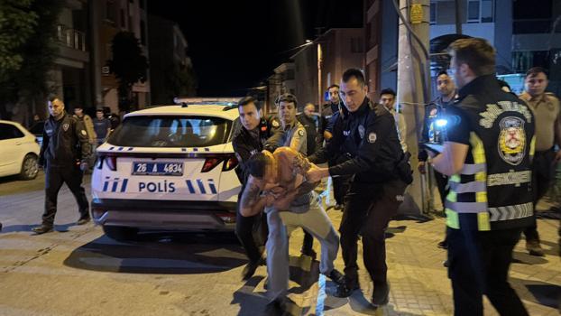 Polise direnen alkollü sürücü biber gazı ile etkisiz hale getirildi